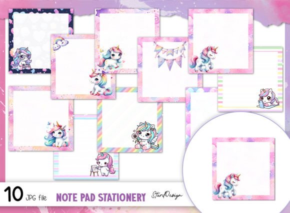Download Unicorn Memo Pad -Notepad - Stationary - Notepad Collection