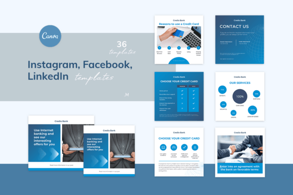 Download Instagram, Facebook, LinkedIn Templates - Premium Resources