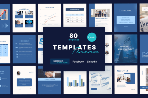 Download Financing Canva Templates, Instagram, Li - Premium Resources