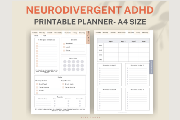 Download ADHD Planner Adult - Adhd planner Collection