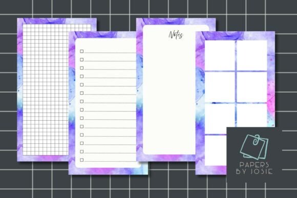 Download Watercolor Style Notepad - Premium Bundle