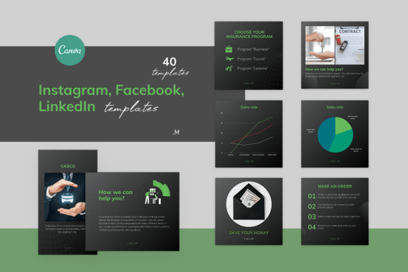 Download Business Finance Templates for CANVA - Premium Resources