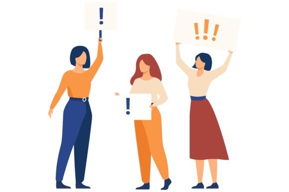 Download Protesting Women Fighting for Rights. Gr - Fighting Collection