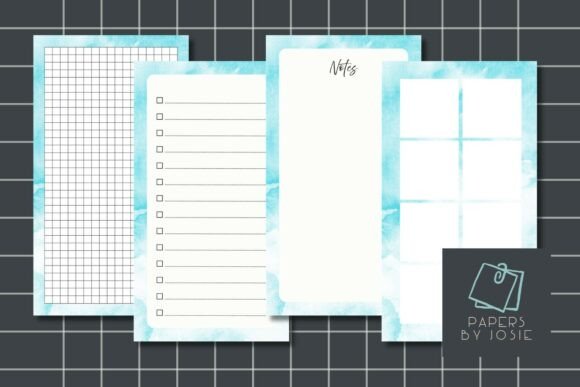 Download Sky Blue Notepad Set - Notepad Collection