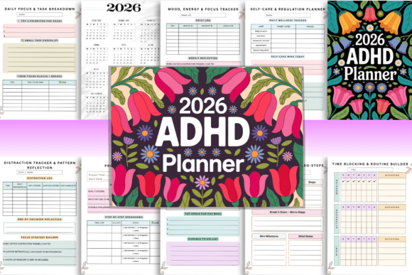 Download 2026 ADHD Planner - Adhd planner Collection